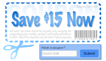 Our Ecommerce suite has lots of features - like Custom Coupons!