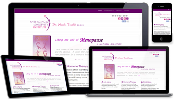 Our responsive, custom website designs look great on any device